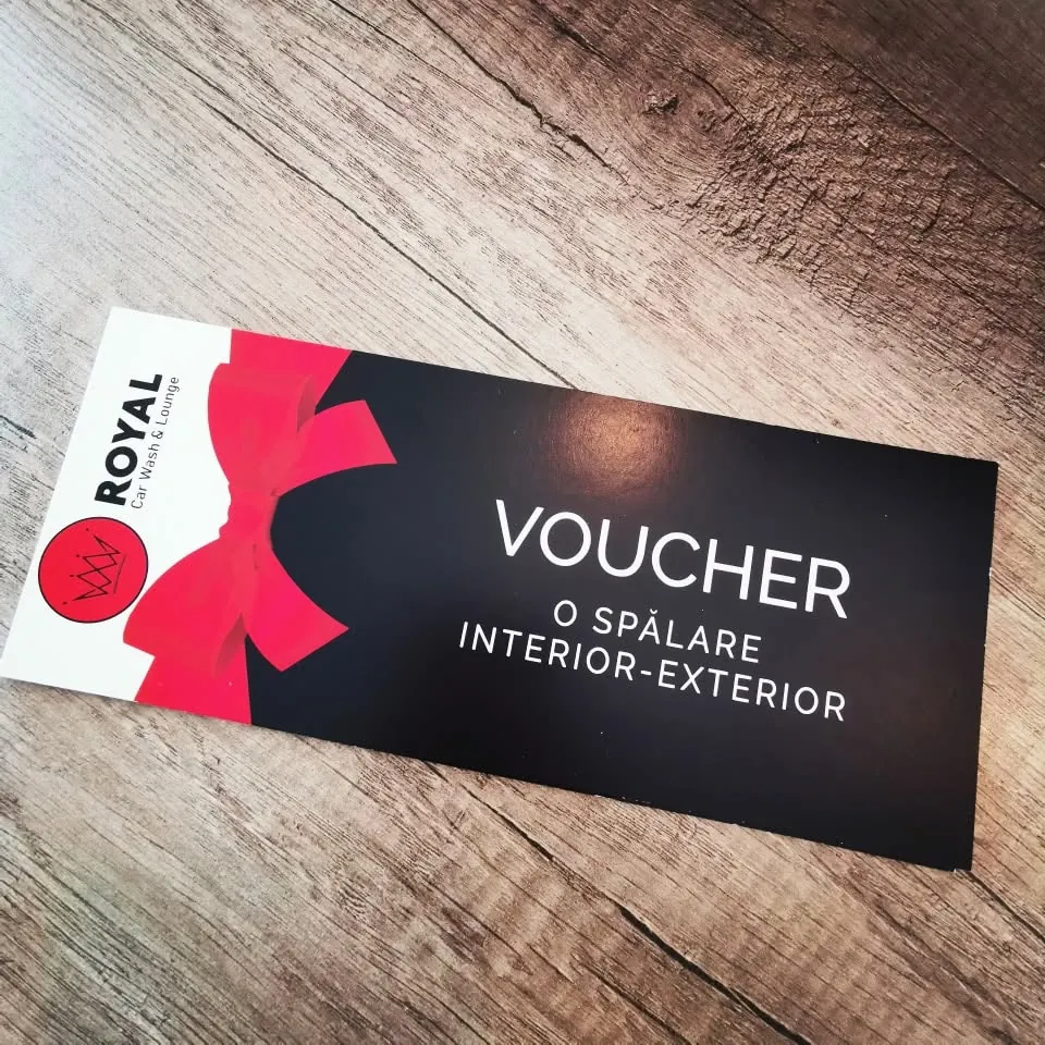 Voucher Royal: o spălare interior-exterior